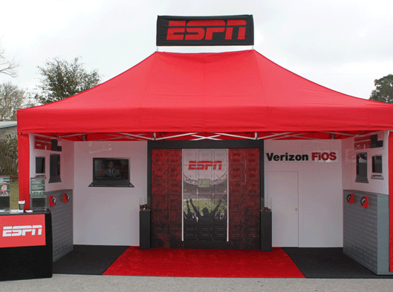 ESPN with Peak Banner Accessory