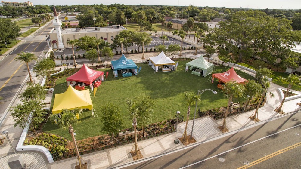 church tent