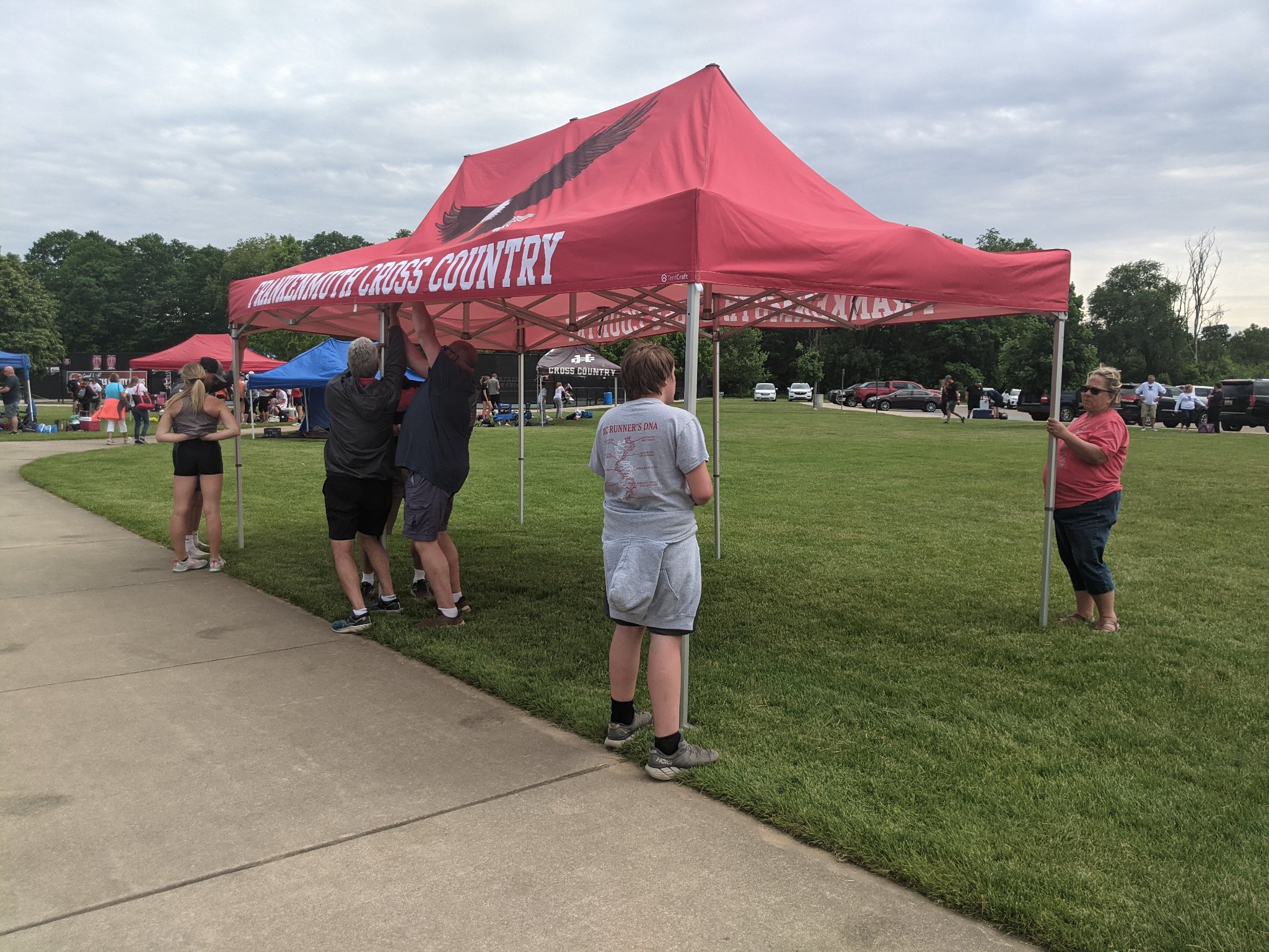 Custom Team Tents for School Sports Teams