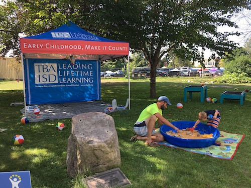 school community engagement pop-up tent