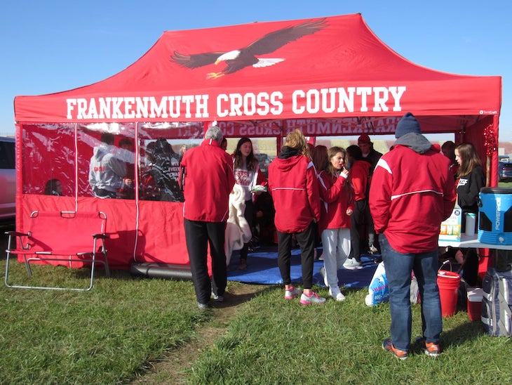 Custom Track & Field Canopy Tents