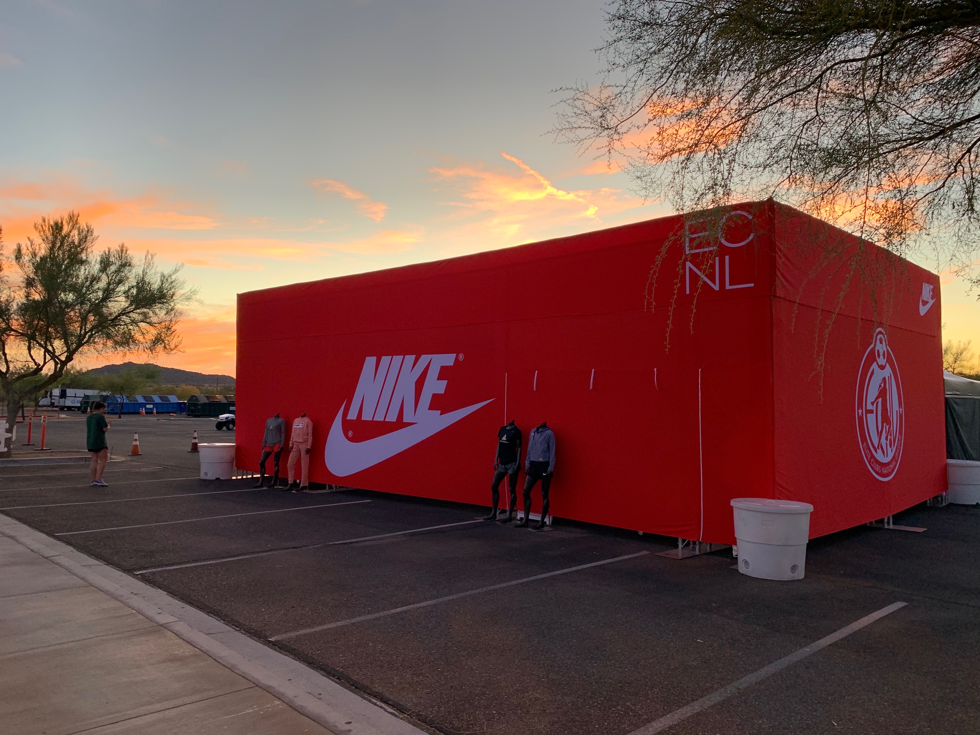 Nike shoebox experiential fabrication example