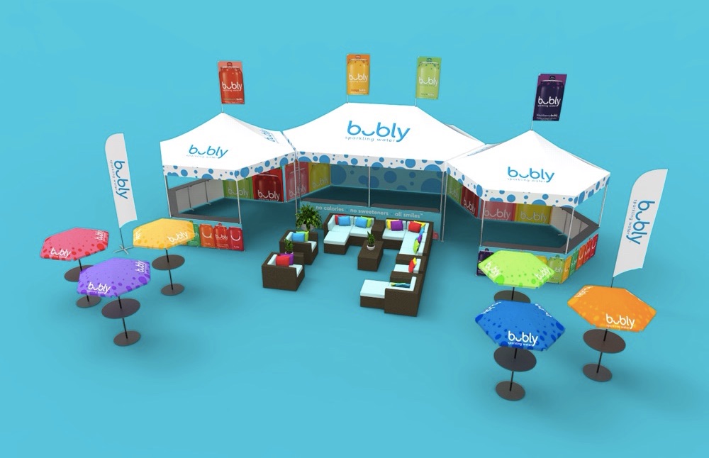 cube style custom canopy tent