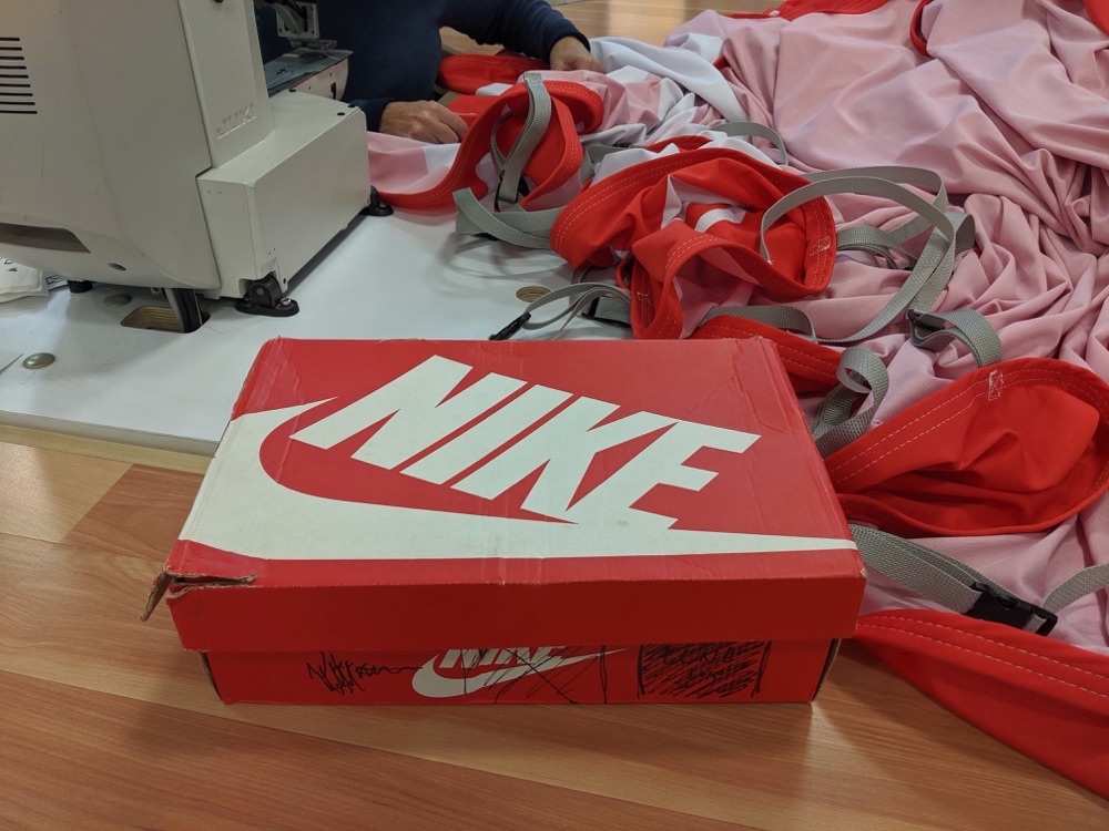 Nike shoebox experiential fabrication