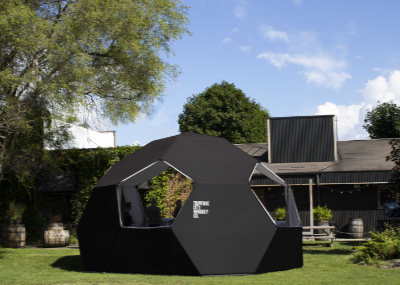 lightweight geodesic event domes