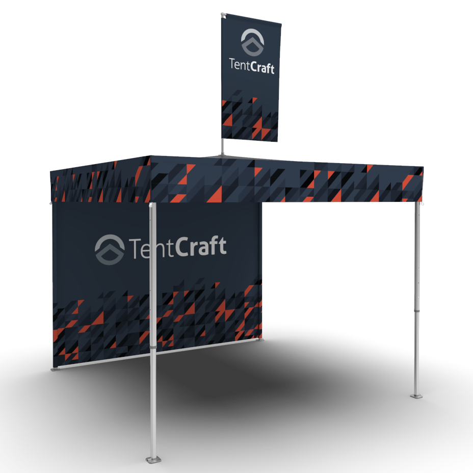 Customizable Flat Top Pop Up Canopy 