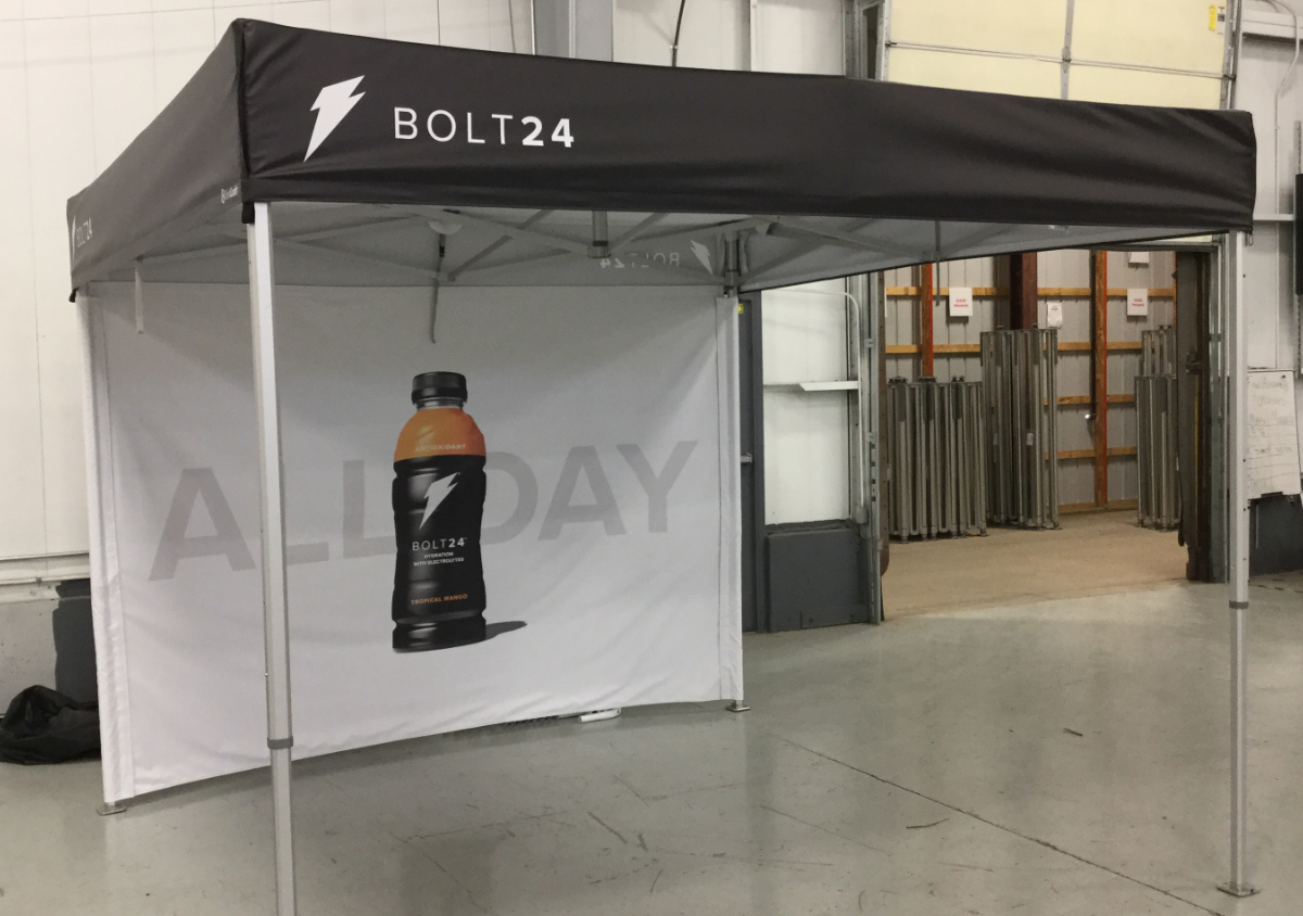 Customizable Flat Top Pop Up Canopy 