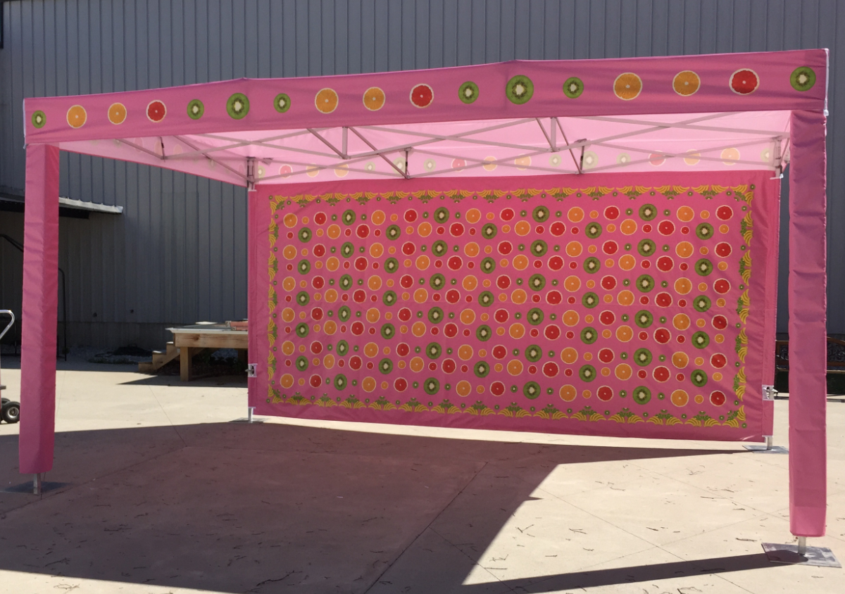 Customizable Flat Top Pop Up Canopy 