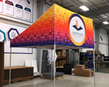 example of custom storefront canopy tents for sale