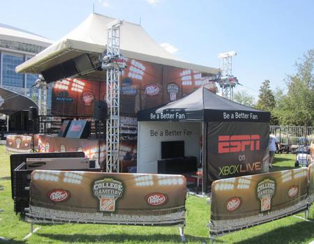 College Game Day Setup