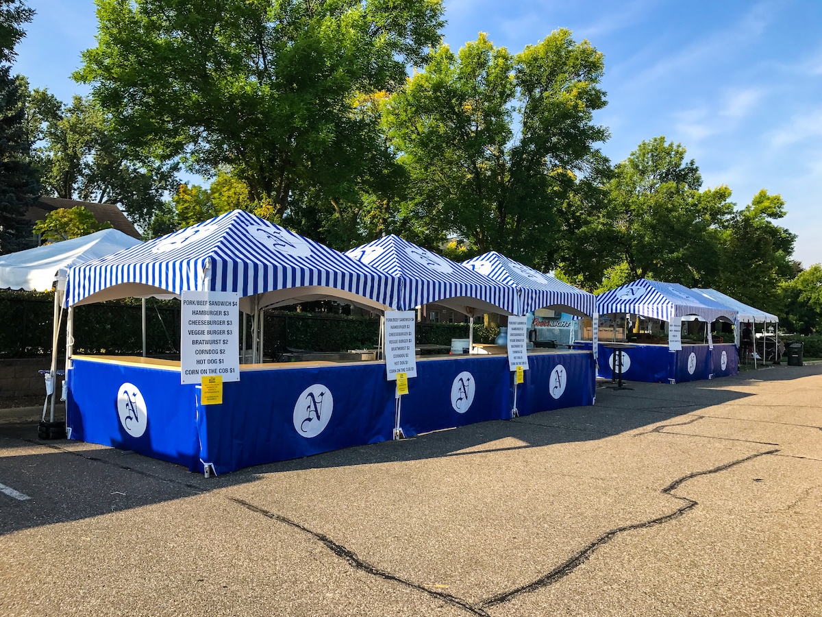 heavy duty concession tents