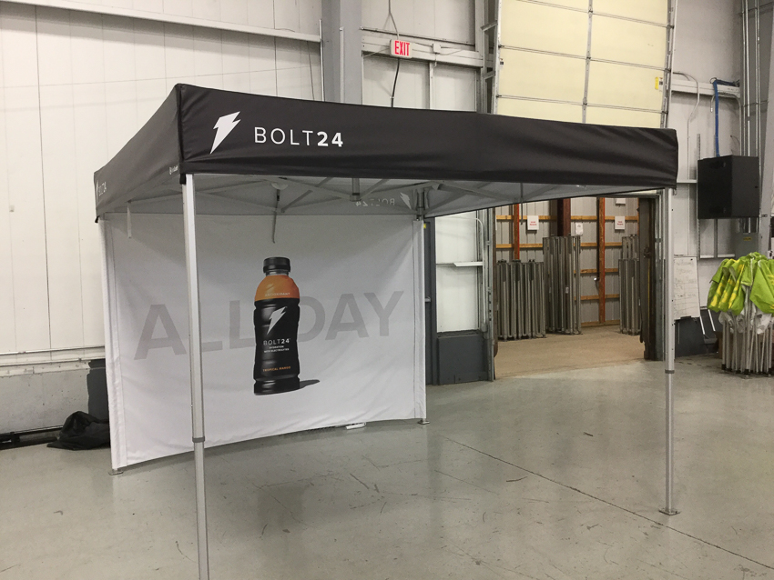 heavy duty 10x20 canopy tent customized for Forward Inking