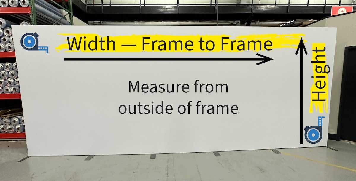 Properly Measure Your Silicone Edge Graphic Frame