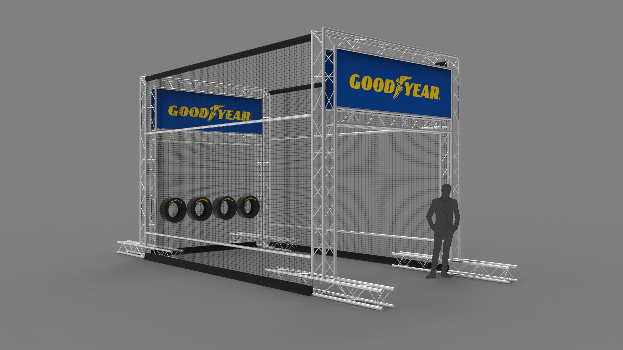 Goodyear Football Toss Truss