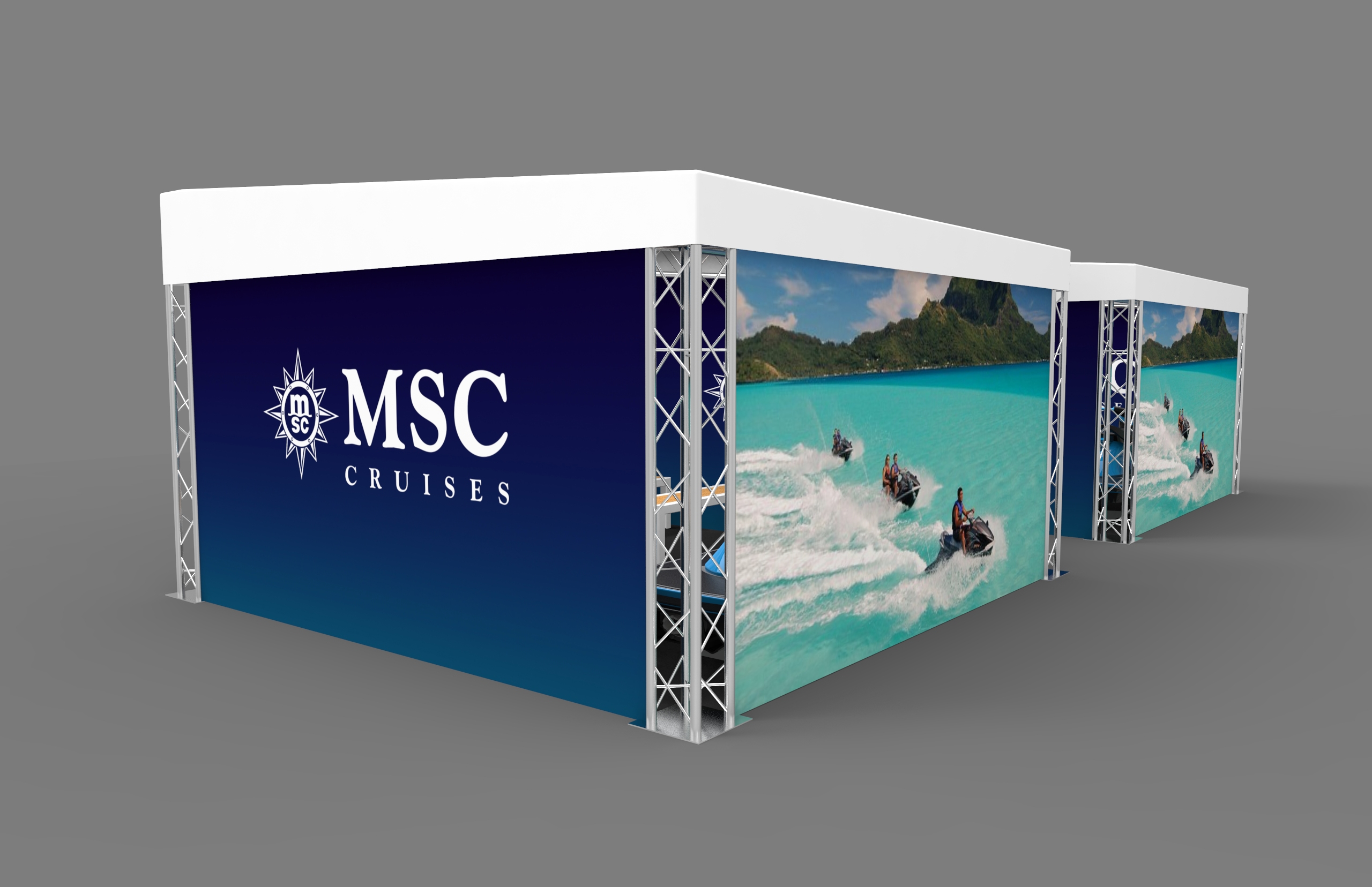 MSC Cruises Back Of Truss Rendering