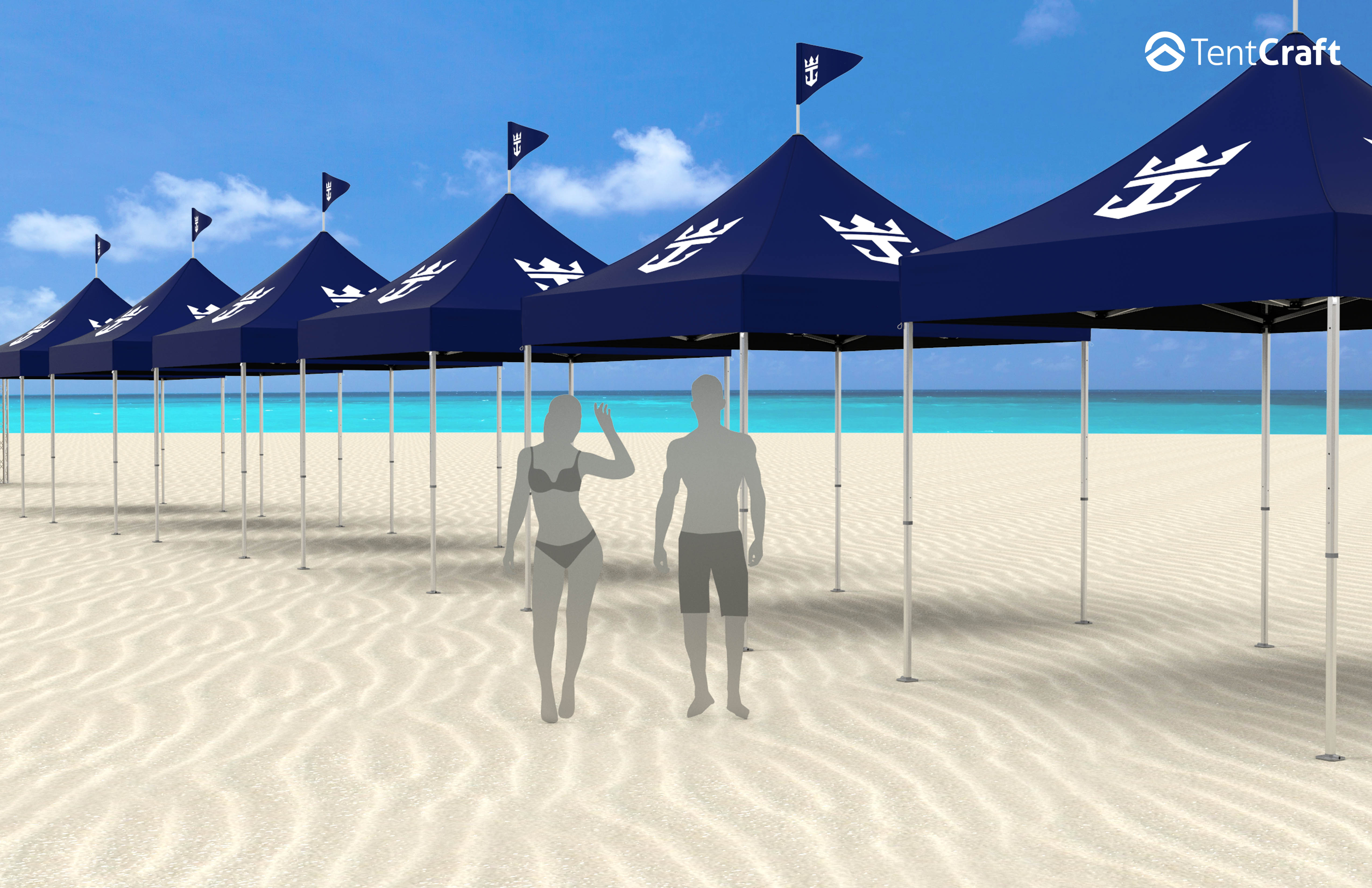 Royal Caribbean Pop-up Tents